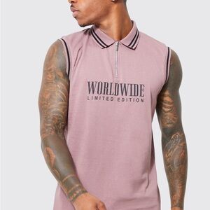 Slim Worldwide Limited Sleeveless Polo